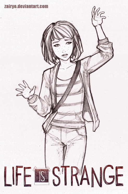 zai-fanart: Max Caulfield, Vortex ClubI may or may not be making fun of her dancing skillz in this s