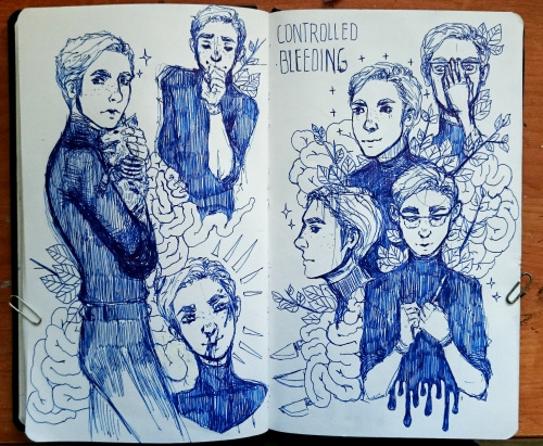 this-blog-is-inactive:Some myspace Hux bullshit from sketchbook I did in school