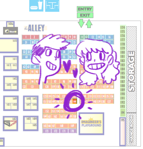 Conor and i are going to be at Supanova Melbourne this weekend!Table 144 in the Artist Alley, Corncr