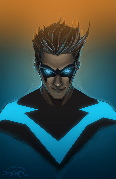 thehappysorceress:Nightwing by Alex Malfoy