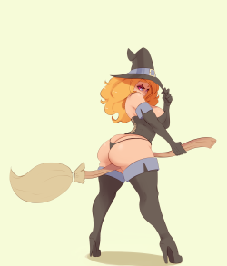 sunnysundown:  tonight spook doodle, Adagio witch… 