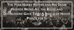 tardis-in-221b-baker-street:  A moment of silence for the poor students who were in Harry’s year and only wanted a normal Hogwarts education. 