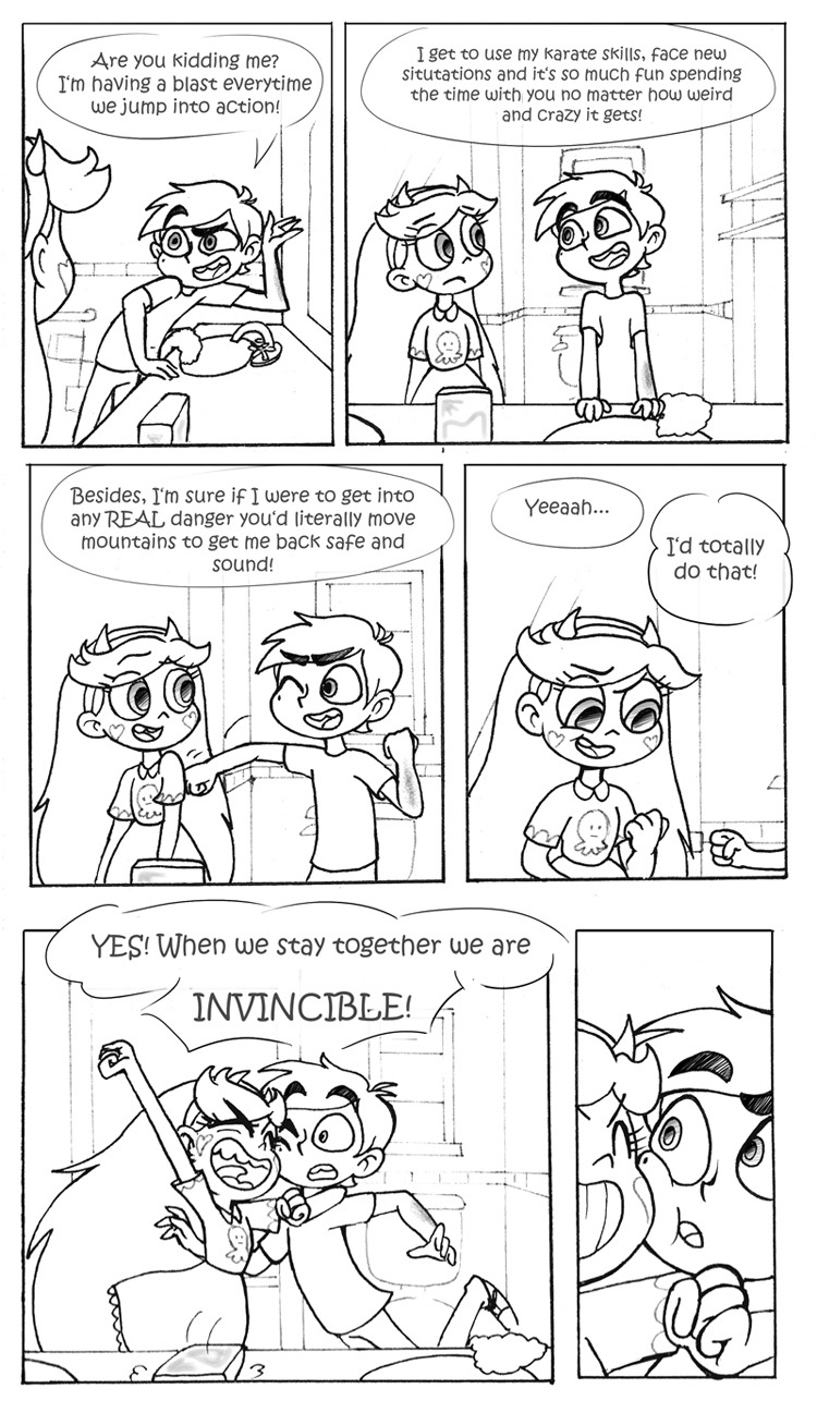 kotilokiki:  One of the suggestions I got was “star feeling bad that she puts Marco