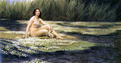 the-evil-clergyman:  The Water Nymph by Herbert James Draper (1909)