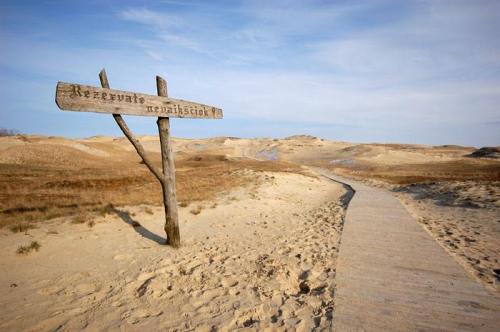 The Curonian SpitThe Curonian Spit is a long narrow sand dune strip between Russia and Lithuania. A 