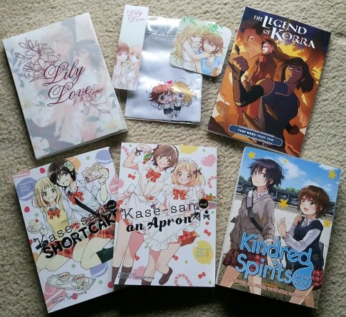 Finally I picked up my long awaited manga pack! It felt like yuri christmas! <3<3<3