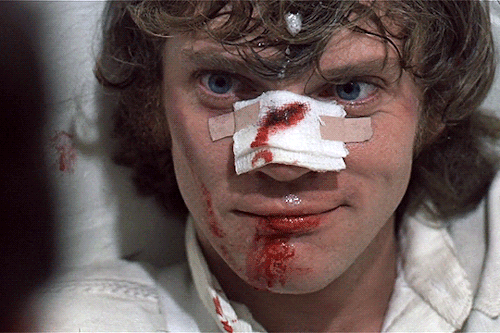 thwip:MALCOLM MCDOWELL› A Clockwork Orange (1971) dir. Stanley Kubrick