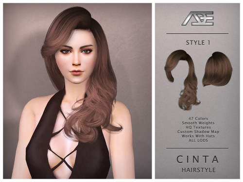 NEW SIMS 4 HAIRSTYLES, WILL BE AVAILABLE AT THE SIMS RESOURCE!!!Download Links: Cinta Hairstyle (Sty