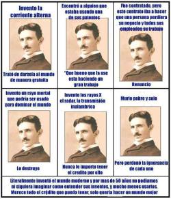 malaclasecl:   Nikola Tesla. 1856 - 1943  Los 100 posts mas besados del 2013[17]