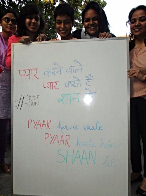 #‎PrideKyun‬? Kyunki pyaar karne vaale pyaar karte hain shaan se! (Puja, Deeksha, Radhika, Ishani an