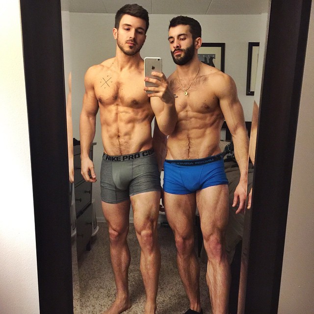 pecstacular:  Meet swolemates and partners Justin and Nick. You’ve seen their sexy