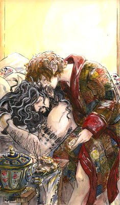 Grimdarkcake:  20 Kisses Challenge 06 - A Good Morning Kiss One Thing About Sleeping