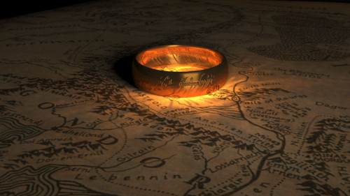 the-vegan-hobbit: “The markings upon the band begin to fade. The writing which at first was as clear as red flame, has all but disappeared, a secret now that only fire can tell.”