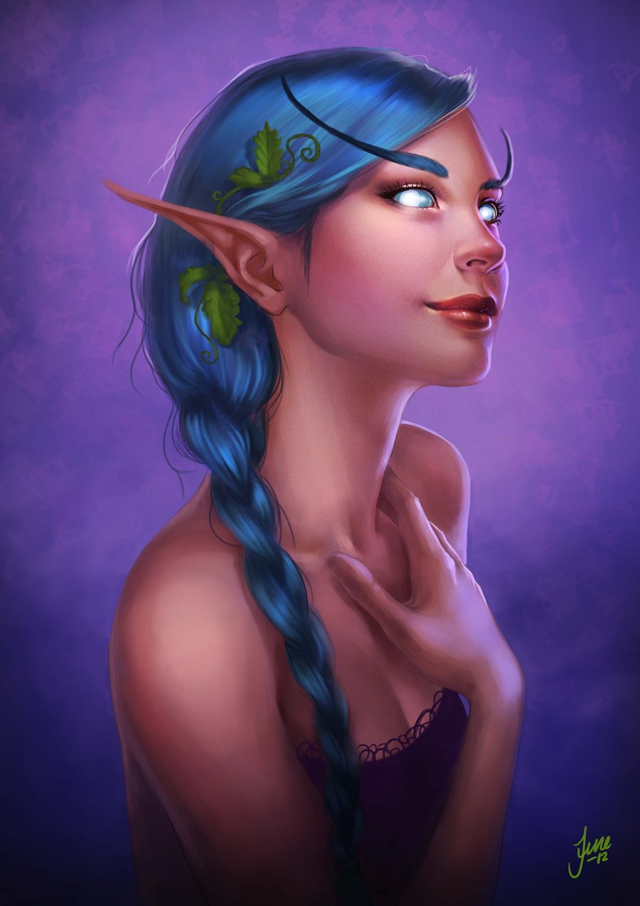 artsofheroes:  Tyrande by JuneJenssen