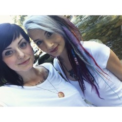 ceresleigh:  Got naked and made out with @stormyent today in Lynn Canyon Creek in front of @psypherrabbit’s camera 💜 #suicidegirls #sgbesties #suicidegirlsbesties #babesonbabes #girlswithtattoos #sgmulti 