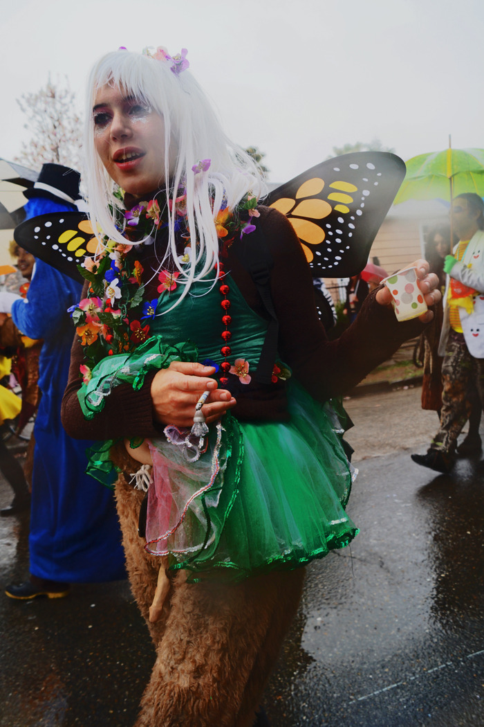 504ever — Mardi Gras in the rain 2. Krewe of St. Anne,...