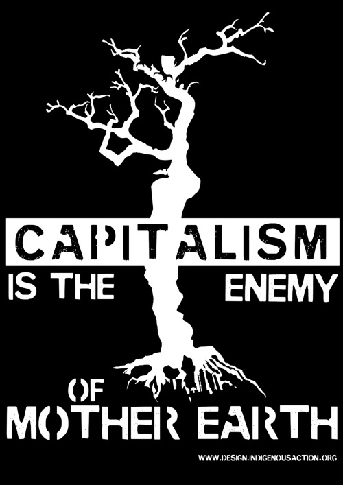 “Capitalism is the enemy of mother earth”design.indigenousaction.org