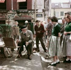 forties-fifties-sixties-love:  Montmartre, 1952 