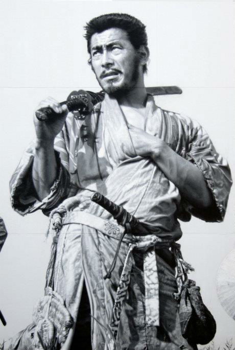 Porn Pics xombiedirge:  Seven Samurai Mural by Masao