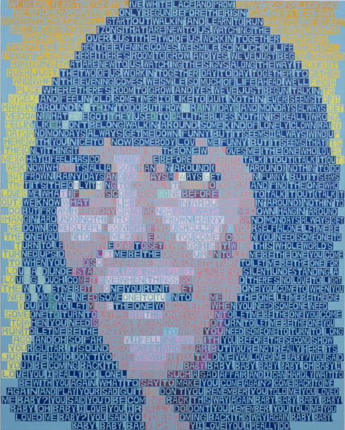 Erik den Breejen   Karen Carpenter   2014   Acrylic on linen   60 x 48 inches