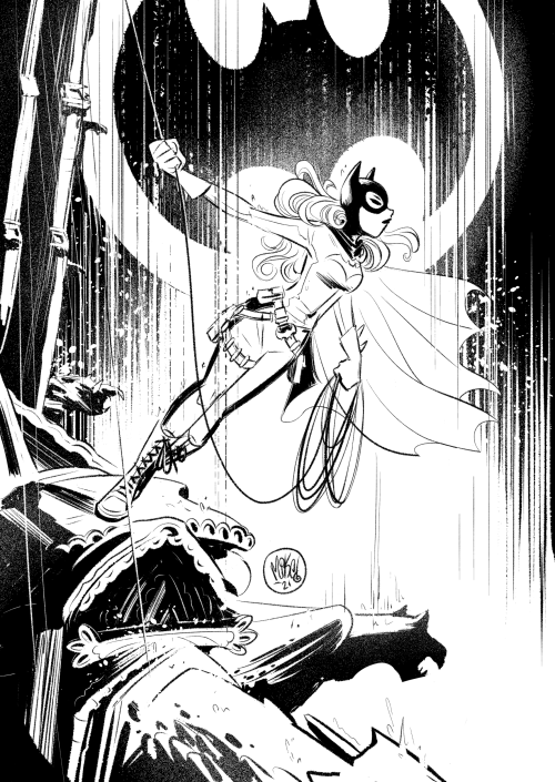 Batgirl sketch. Might give it some color when I have a chance.