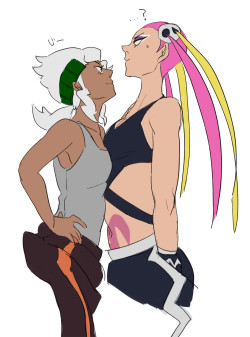 mistawolfie:  I present to you…Burnet x Plumeria because I…am crack trash…  waifus&hellip;..waifus everywhere &lt;3 &lt;3 &lt;3