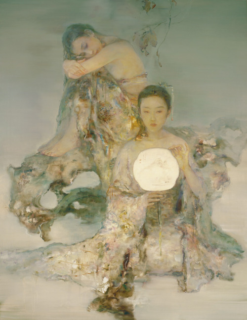 Hu Jundi aka Hu Jun Di aka Hu Yong aka 胡峻涤 (Chinese, b. 1962, Juilin Province, China) - Autumn Breez