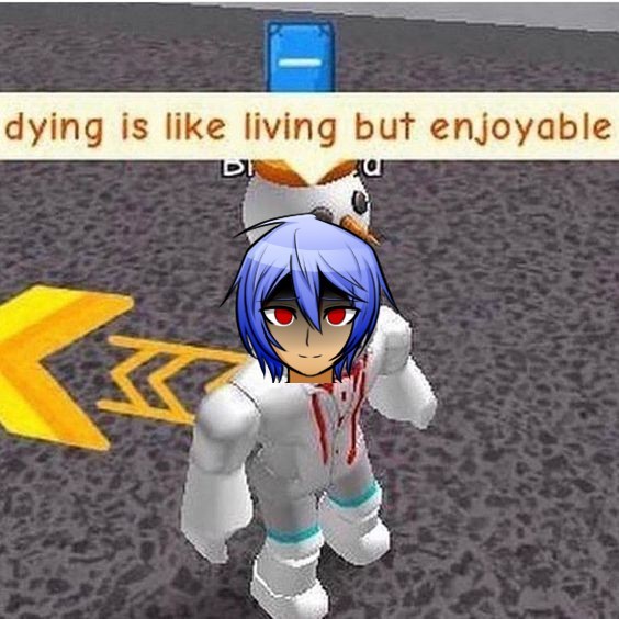 Danganronpa as cursed roblox memes