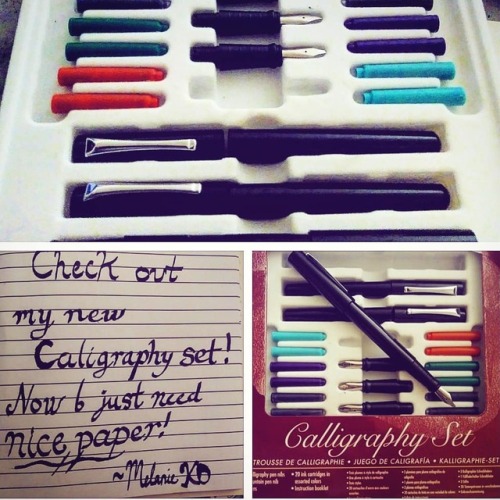 Got a badass #calligraphy set today I thought you guys may like I&rsquo;m so stoked on it Note: Reac