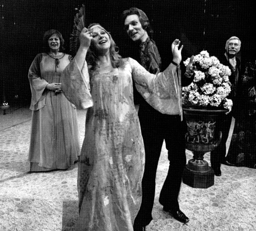 Helen Mirren as Nerissa in “The Merchant of Venice”, Royal Shakespeare Company, 1967