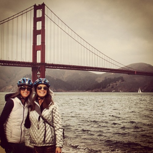 tiffanynewell:  Biking the Golden Gate Bridge @briannanorton #goldengatebridge #cycling #bike #sanfr