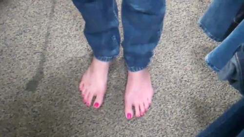 jennsummers50:  Me shopping after leaving my shoes in the car.  I also have several videos of myself shopping while my feet are completely covered in cum.  In fact, I’ve got a brand new one that’s being released this week and it is by far the most