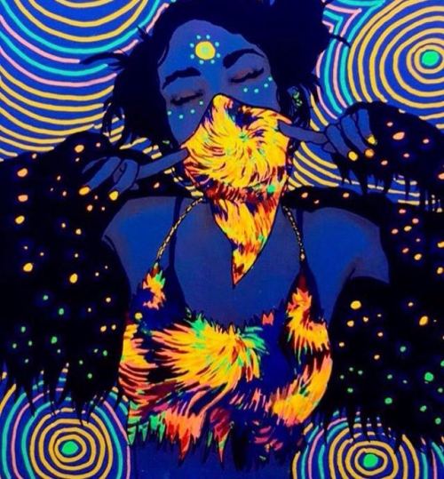 psychedelic woman