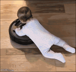4gifs:Roombaby. [video]