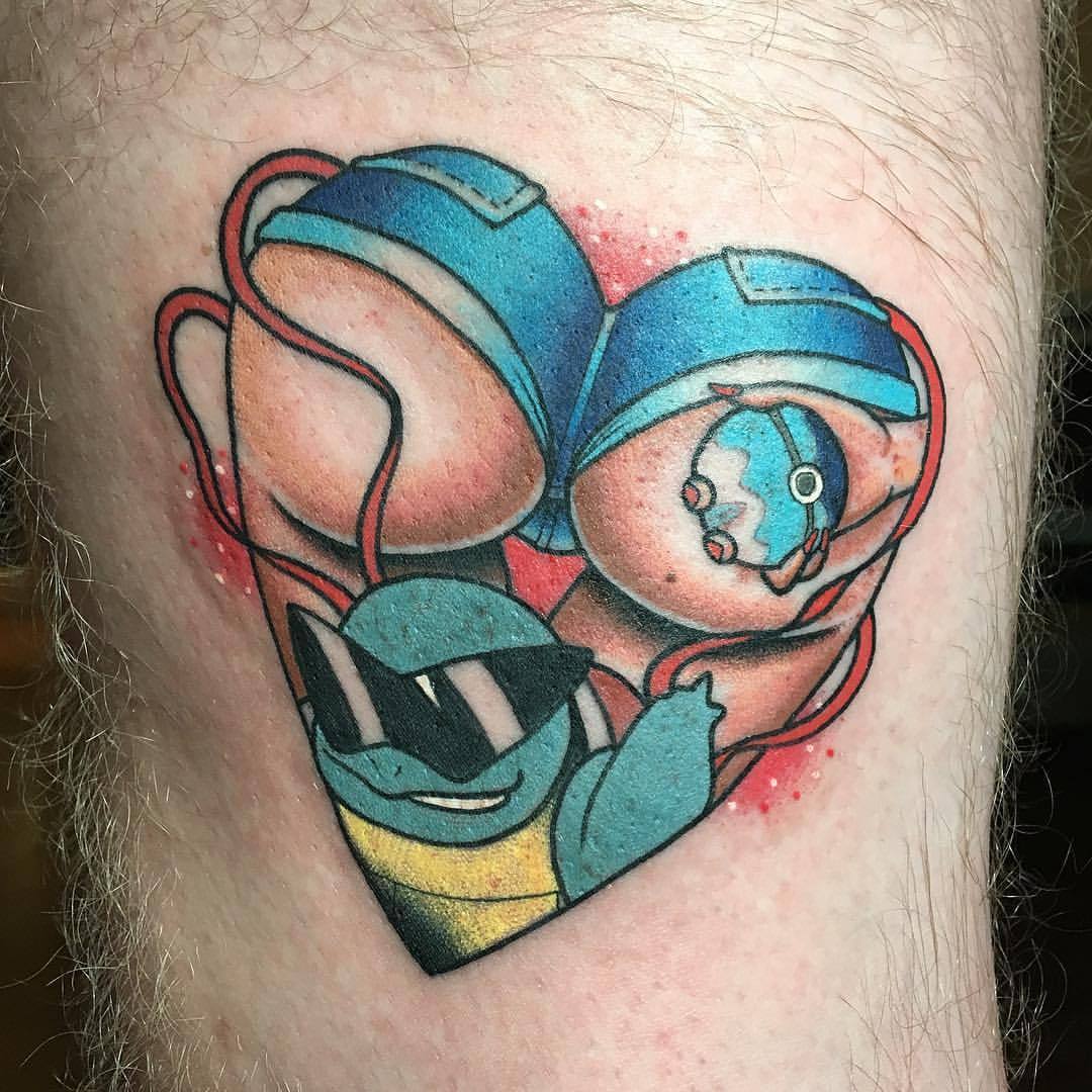 Squirtle squad tattoo