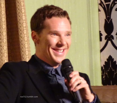 rox712:First set of pictures from Benedict at Sherlocked. More tomorrow, now I need to sleeeeep!