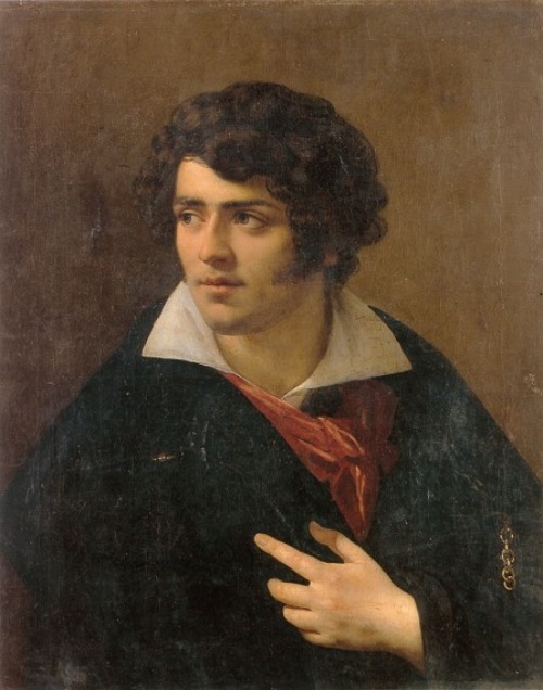Courfeyrac  Portrait of a Young Man, Anne-Louis Girodet de Roussy-Trioson
