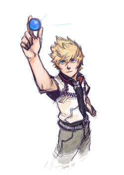 sottapop:Roxas is hard to draw. @__@ Last Kingdom Hearts fan art for a while, I’m sorry to say. :&lt;