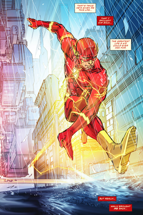 “Barry saved me, that’s nice he’s given me this life… The greatest life a kid could ask for.”“Wally 