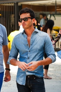 maninpink:  Denim shirt | If you know where