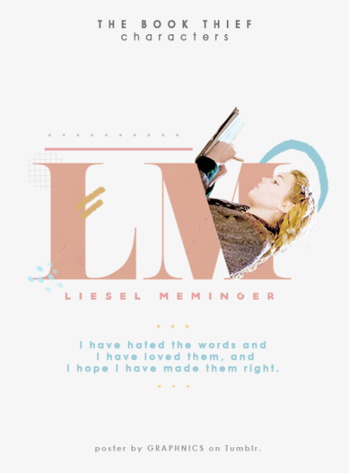 FILM RECS: The Book Thief Characters ── Liesel Meminger