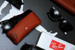 theantiheroes:  Picked up four pairs of Wayfarers. -Rhay.