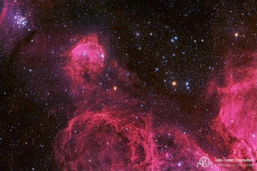 kenobi-wan-obi: NGC3324 - Gabriela Mistral Nebula by Angus Lau, Y Van, SS Tong - Jade Scope Observat