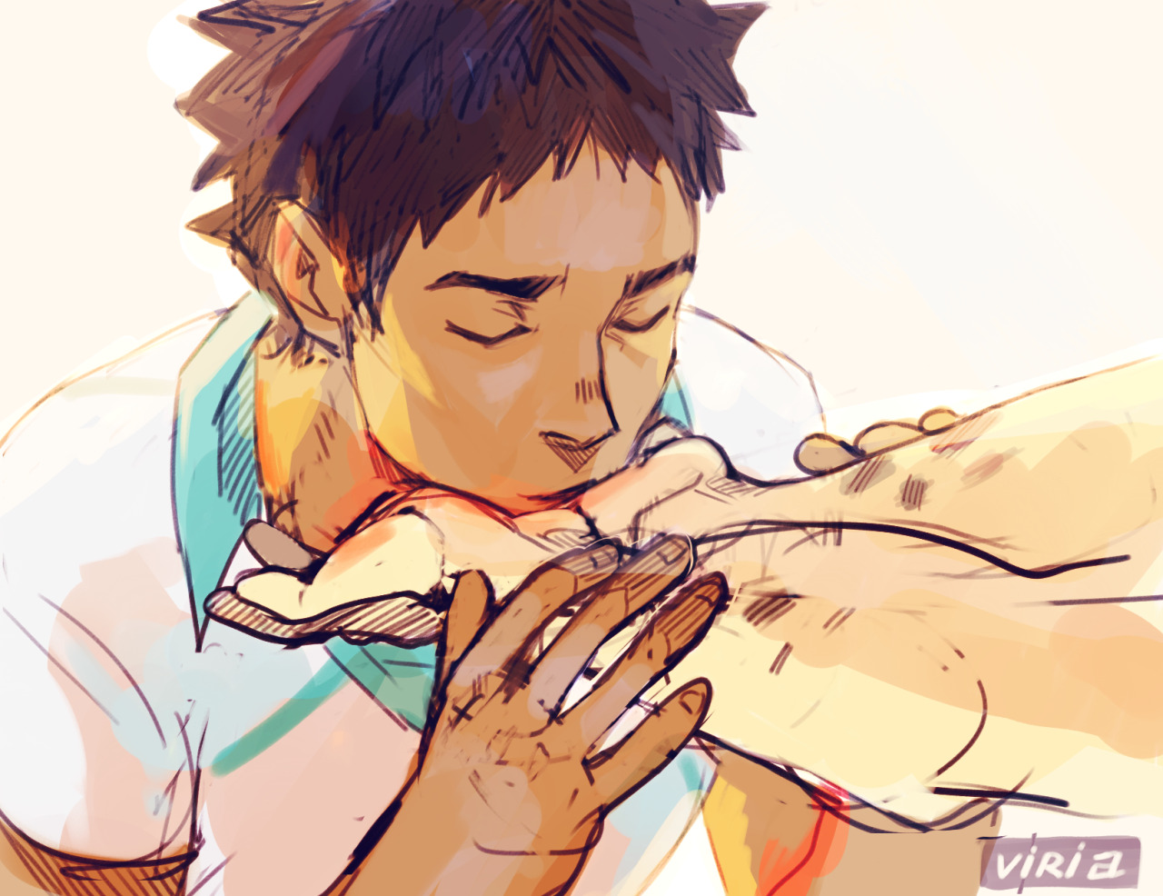 viria:  kiss your bruises better;)  