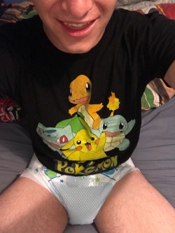 diaperboydk:  One little boy is ready for bed ^_^