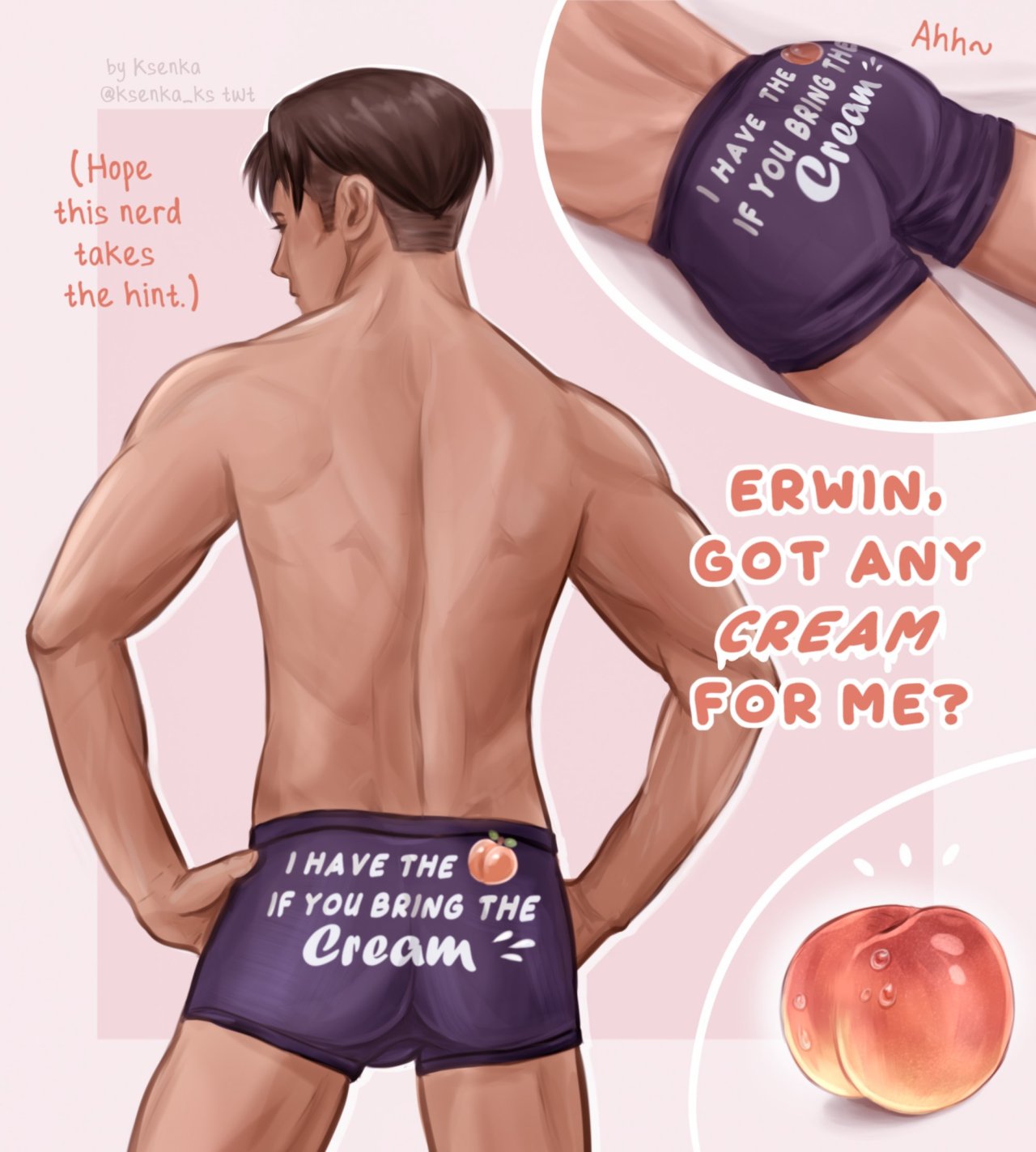 Art by ksenka_ksPosted with Permission (reprint/edit and/or commercial use prohibited) #eruri #shingeki no kyojin  #attack on titan