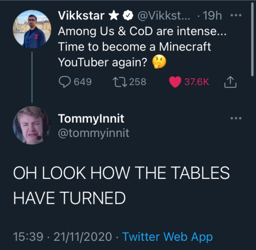 Tommyinnit Harassing His Heroes On Twitter Again