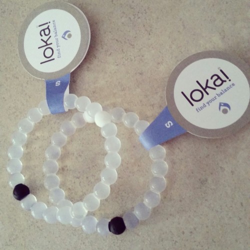 Lokai bracelets came today for me and babes !! “Water from Mt. Everest. (White bead) Sometimes you’re on top of the world. Stay humble. Mud from The Dead Sea. (Black bead) Sometimes you’ve hit a low. Stay hopeful”  The highest