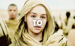 tracy-mcconell:   ♕ The Daenerys Fan Challenge: Day 5; Favourite Quote   “Woman?” She chuckled. “Is that meant to insult me? I would return the slap, if I took you for a man.” Dany met his stare. “I am Daenerys Stormborn of House Targaryen,