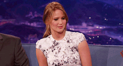oh-whiskers:  Jennifer Lawrence on Conan